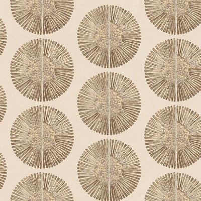 product image for Soleil Wallpaper in Brown, Gold from the Bazaar Collection by Galerie Wallcoverings 60