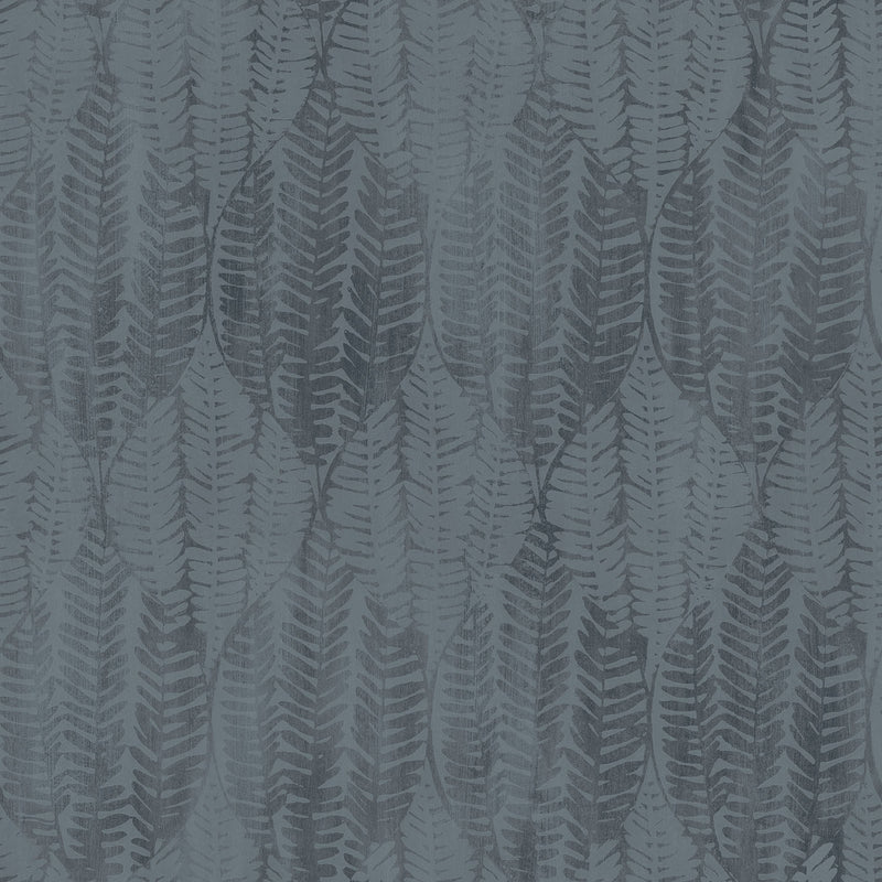 media image for sample wasabi leaves wallpaper in dark teal from the bazaar collection by galerie wallcoverings 1 213