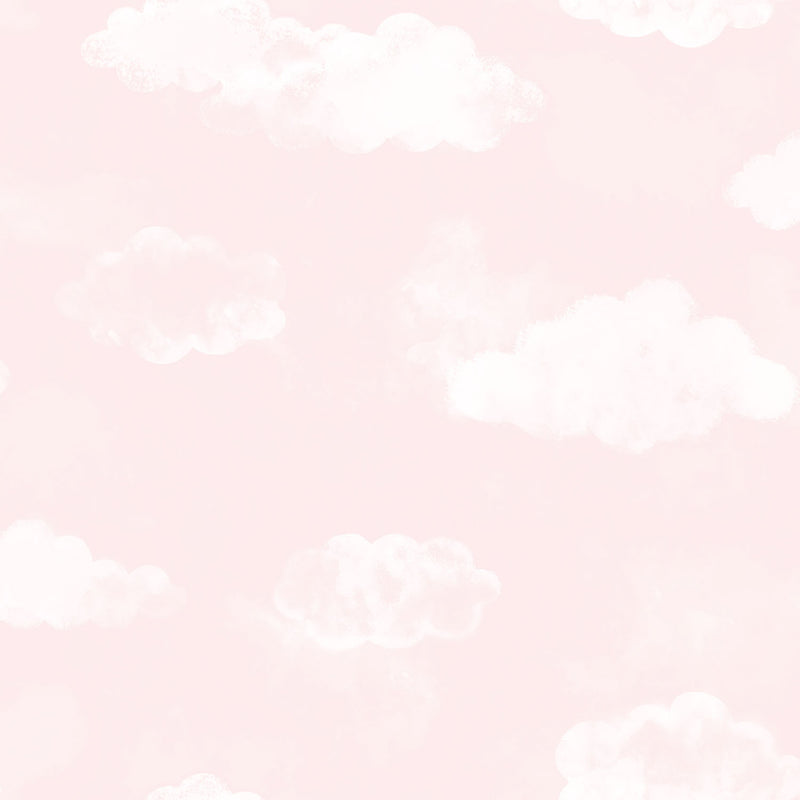 media image for Cloud Pink Wallpaper from the Tiny Tots 2 Collection by Galerie Wallcoverings 297