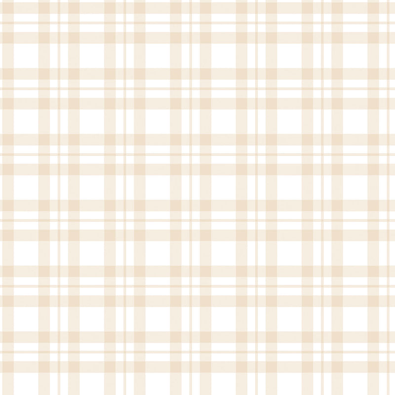 media image for sample plaid beige wallpaper from the tiny tots 2 collection by galerie wallcoverings 1 257