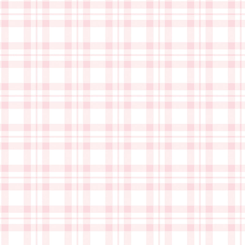 media image for Plaid Pink Wallpaper from the Tiny Tots 2 Collection by Galerie Wallcoverings 222