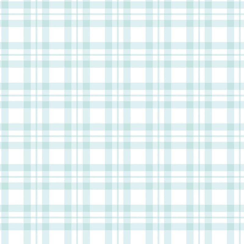 media image for Plaid Turquoise Wallpaper from the Tiny Tots 2 Collection by Galerie Wallcoverings 26