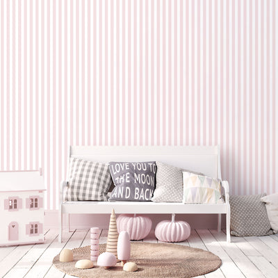 product image for Regency Stripe Pink Wallpaper from the Tiny Tots 2 Collection by Galerie Wallcoverings 35