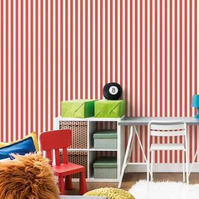 product image for Regency Stripe Red Wallpaper from the Tiny Tots 2 Collection by Galerie Wallcoverings 31