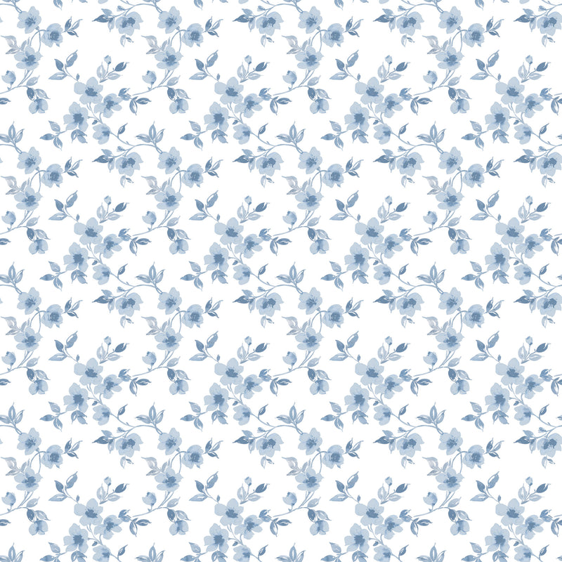 media image for Anemone Mini Blue Wallpaper from the Secret Garden Collection by Galerie Wallcoverings 27