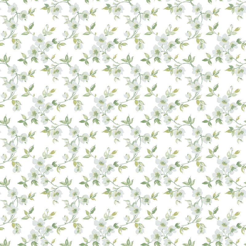 media image for Anemone Mini Duck Egg Wallpaper from the Secret Garden Collection by Galerie Wallcoverings 217