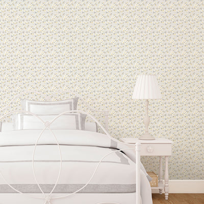 product image for Anemone Mini Light Grey Wallpaper from the Secret Garden Collection by Galerie Wallcoverings 21