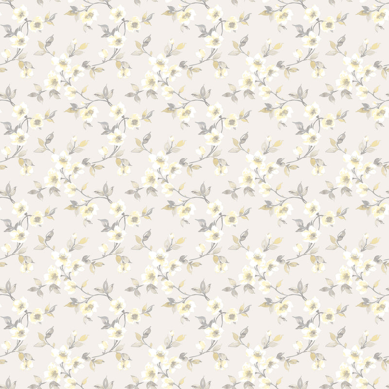media image for Anemone Mini Light Grey Wallpaper from the Secret Garden Collection by Galerie Wallcoverings 271