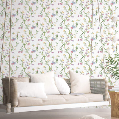 product image for Classic Bird Trail Fresh Wallpaper from the Secret Garden Collection by Galerie Wallcoverings 25