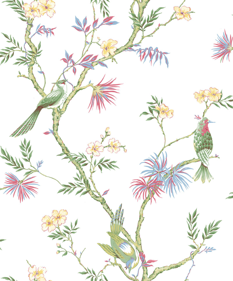 media image for Classic Bird Trail Fresh Wallpaper from the Secret Garden Collection by Galerie Wallcoverings 256