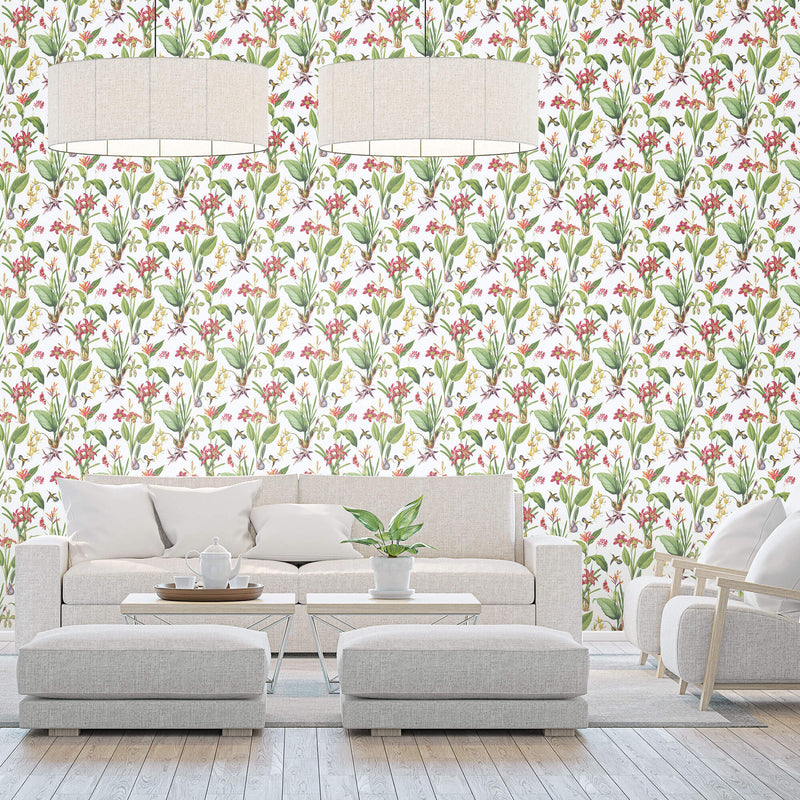 media image for Cottage Botanical Fresh Wallpaper from the Secret Garden Collection by Galerie Wallcoverings 238