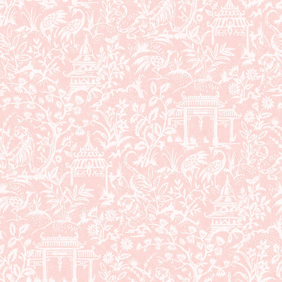 product image for Garden Toile Pink Wallpaper from the Secret Garden Collection by Galerie Wallcoverings 7