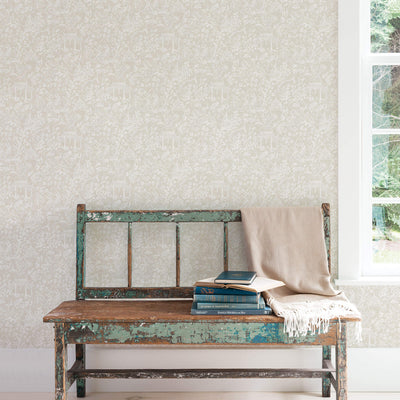 product image for Garden Toile Taupe Wallpaper from the Secret Garden Collection by Galerie Wallcoverings 69