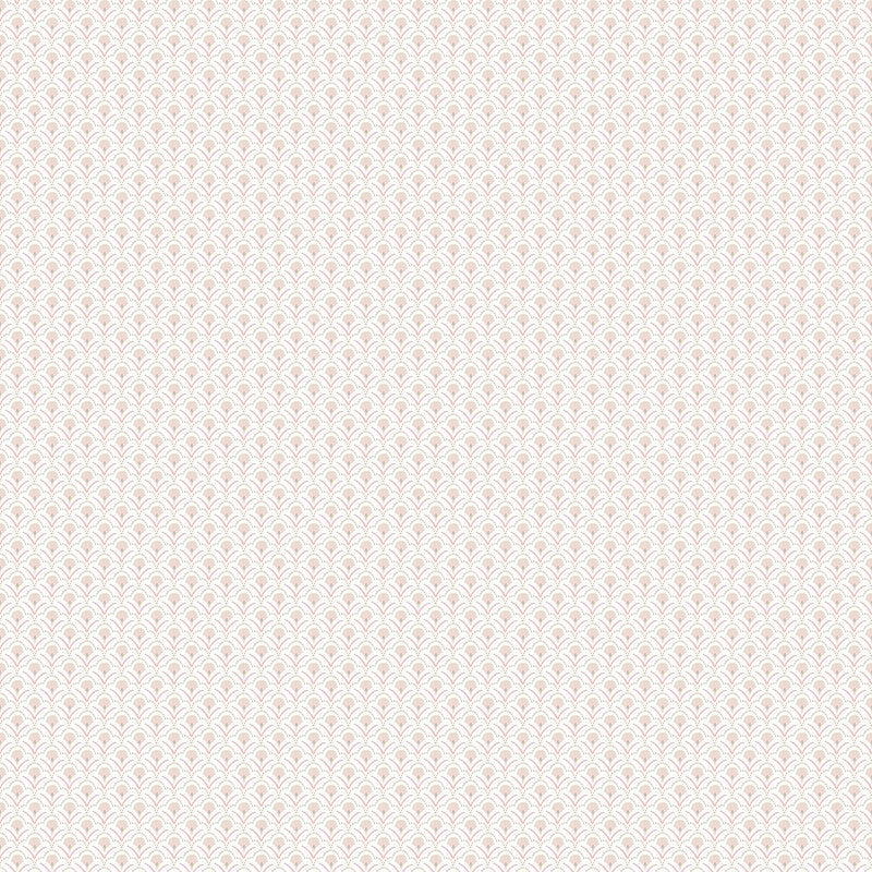 media image for sample secret scallop taupe wallpaper from the secret garden collection by galerie wallcoverings 1 24