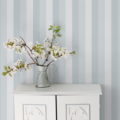 product image for Secret Stripe Duck Egg Wallpaper from the Secret Garden Collection by Galerie Wallcoverings 49