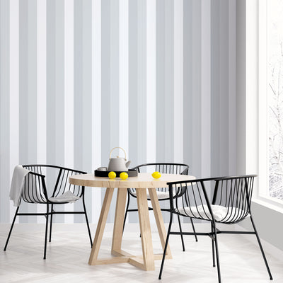 product image for Secret Stripe Grey Wallpaper from the Secret Garden Collection by Galerie Wallcoverings 45