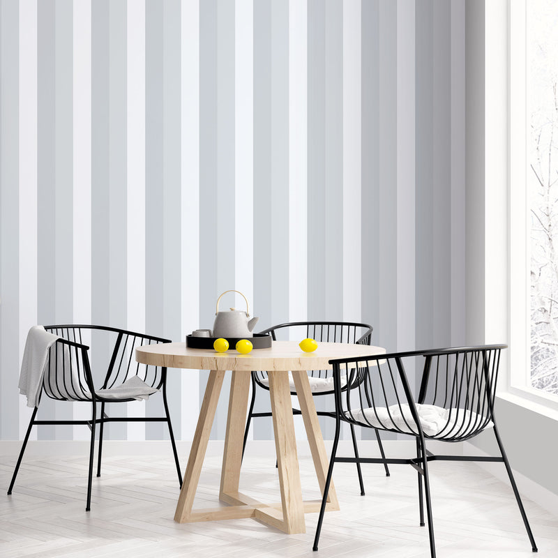 media image for Secret Stripe Grey Wallpaper from the Secret Garden Collection by Galerie Wallcoverings 252