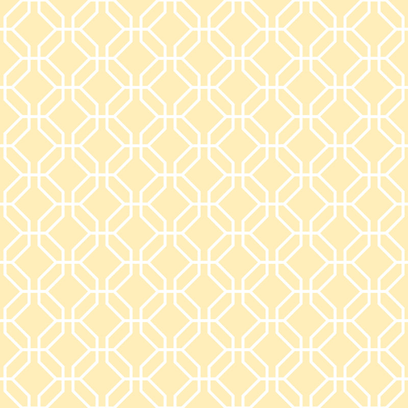 media image for Trellis Negative Yellow Wallpaper from the Secret Garden Collection by Galerie Wallcoverings 214