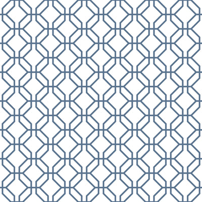 product image of sample trellis positive blue wallpaper from the secret garden collection by galerie wallcoverings 1 554
