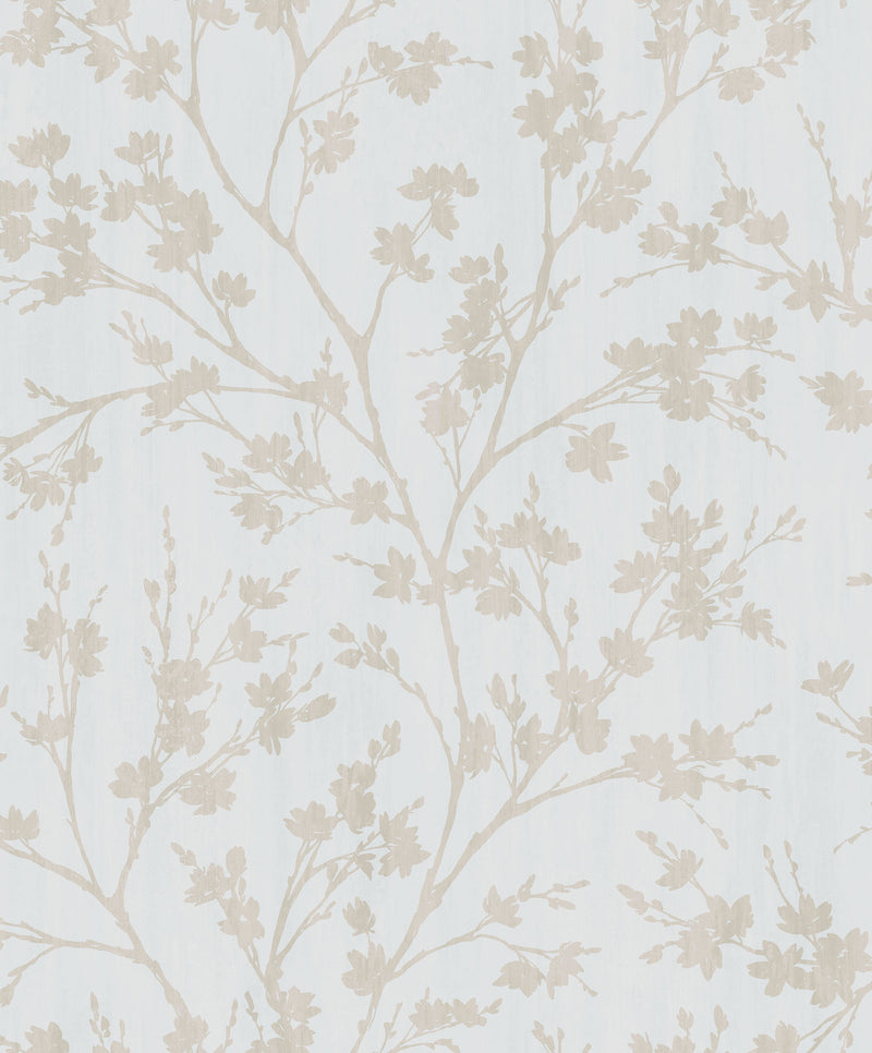 media image for sample wispy branches beige wallpaper from the secret garden collection by galerie wallcoverings 1 265