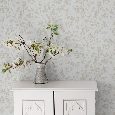 product image for Wispy Branches Beige Wallpaper from the Secret Garden Collection by Galerie Wallcoverings 75