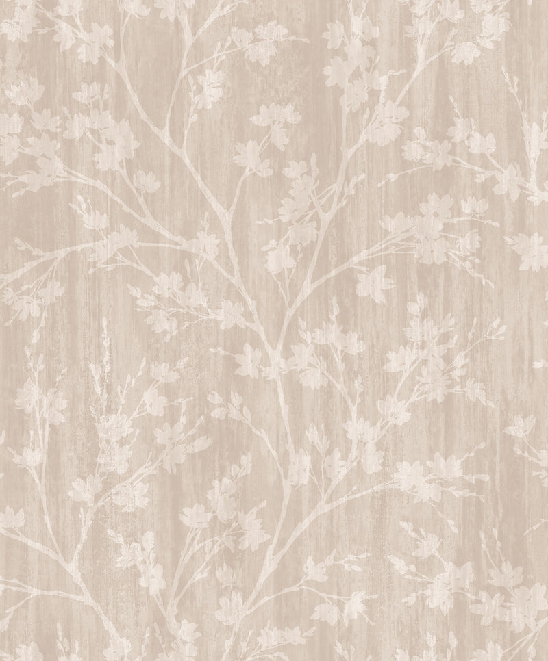 media image for Wispy Branches Taupe Wallpaper from the Secret Garden Collection by Galerie Wallcoverings 243