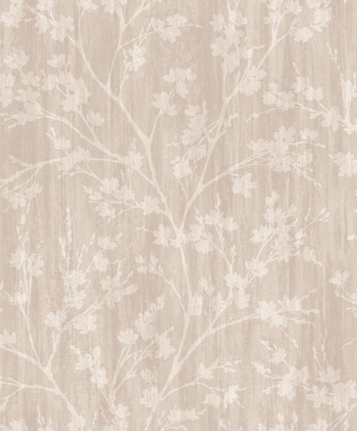 product image of sample wispy branches taupe wallpaper from the secret garden collection by galerie wallcoverings 1 54