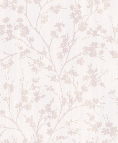 product image of Wispy Branches White Wallpaper from the Secret Garden Collection by Galerie Wallcoverings 519