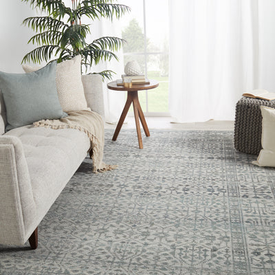 product image for arinna handmade tribal gray light blue rug by jaipur living 6 6
