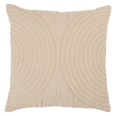 product image of Lautner Geometric Pillow in Light Taupe 529