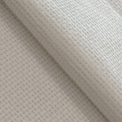 product image of Loose Boxweave Paperweave Wallpaper in Dove White  535