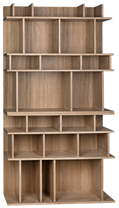 product image for rashi bookcase in washed walnut design by noir 1 53
