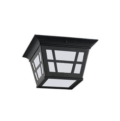 product image of herrington 2 light outdoor ceiling flush mount generation lighting 79131 12 1 564