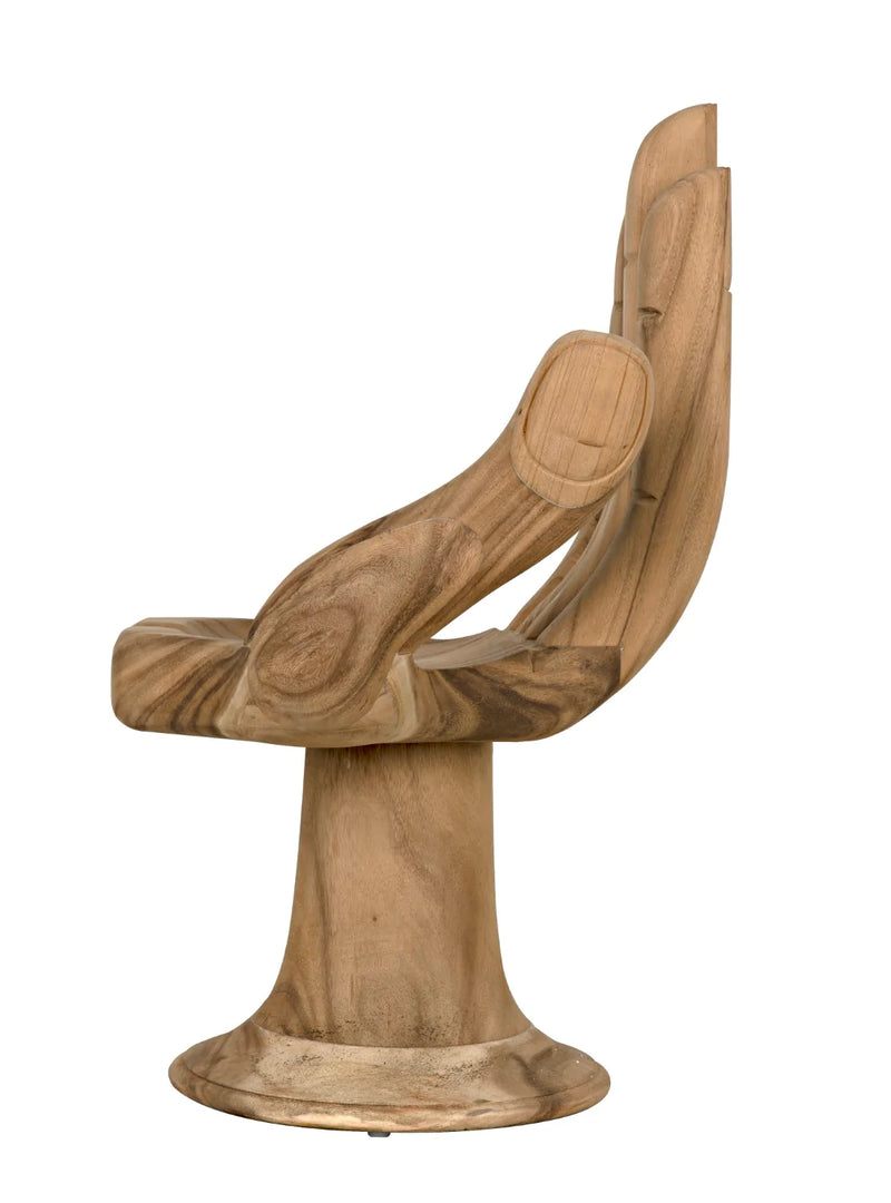 media image for buddha chair in teak design by noir 6 21