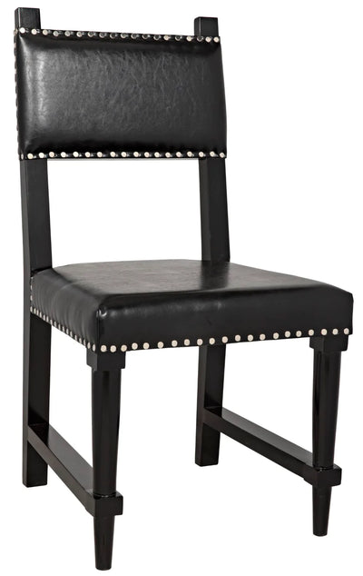 product image of kerouac chair in distressed black design by noir 1 588