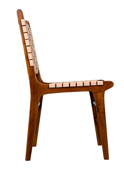 product image for dede dining chair in teak design by noir 8 8