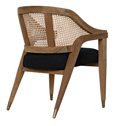 product image for chloe chair in teak design by noir 4 16