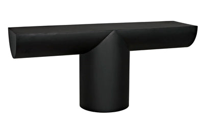 product image of t console in black metal design by noir 1 538