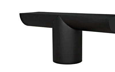 product image for t console in black metal design by noir 4 63