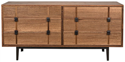 product image for bourgeois sideboard in walnut metal design by noir 1 2 60