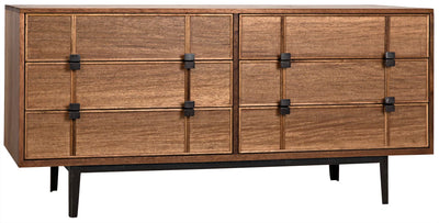 product image for bourgeois sideboard in walnut metal design by noir 1 1 94