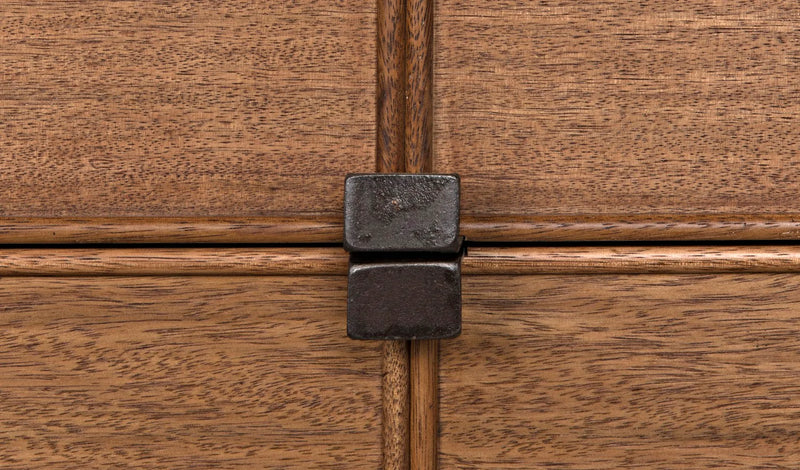 media image for bourgeois sideboard in walnut metal design by noir 1 3 24