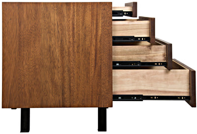 product image for mind croft sideboard in walnut metal design by noir 3 45