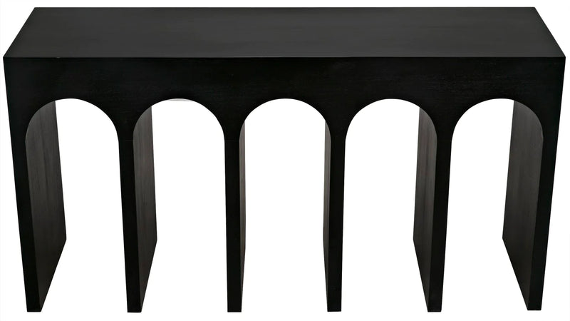 media image for bridge console in hand rubbed black design by noir 2 295