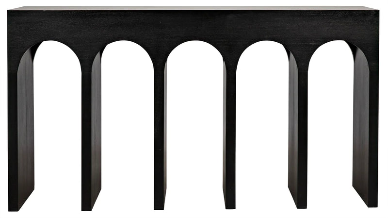 media image for bridge console in hand rubbed black design by noir 1 223
