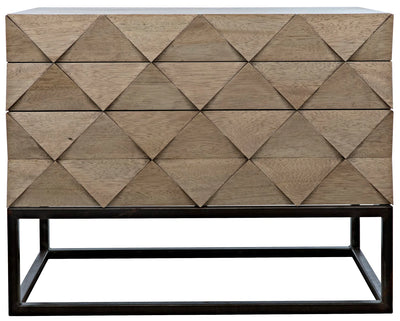 product image for draco sideboard w metal stand washed walnut design by noir 2 53