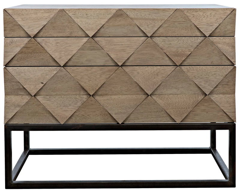 media image for draco sideboard w metal stand washed walnut design by noir 2 242