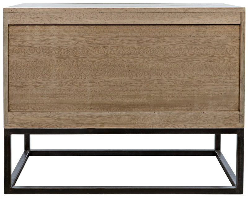 media image for draco sideboard w metal stand washed walnut design by noir 4 261