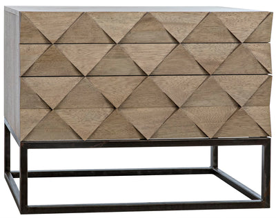 product image for draco sideboard w metal stand washed walnut design by noir 1 80