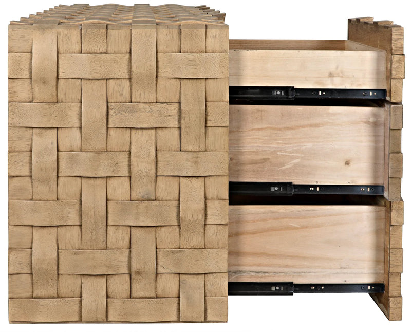 media image for weave sideboard in bleached walnut design by noir 4 214